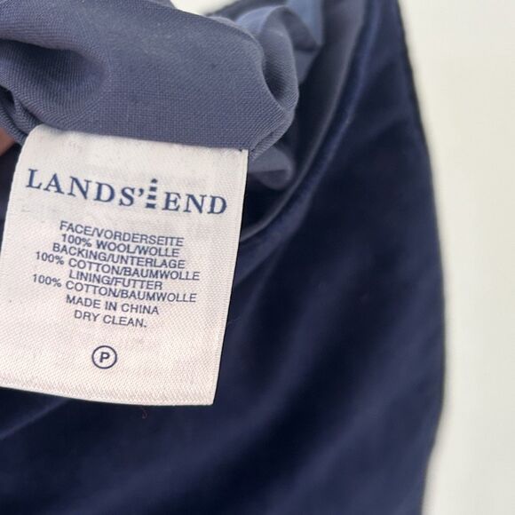 Lands End Needlepoint Stocking Santa Clause Sleigh Reindeer "Julie" Monogram - Picture 7 of 7